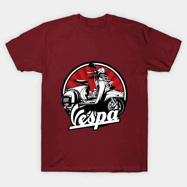 Vespa T-Shirt by MMVXL